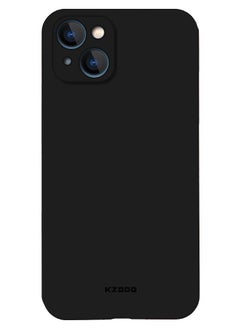 KZDOO iPhone 14 Plus Case Air Skin Series Ultra Slim Frosted Anti Slip Back Cover Full Coverage Camera Lens Protection 6.7 inch Black  - Image 1