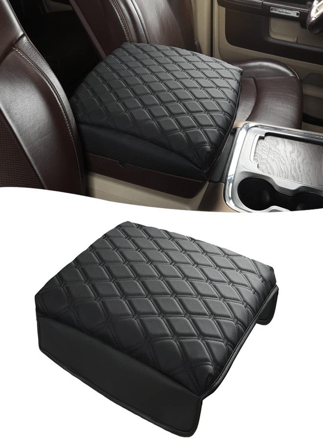 GIANT PANDA Center Console Cover Armrest Cover Cushion Fits Dodge RAM 1500 2500 3500 2009 2010 2011 2012 2013 2014 2015 2016 2017 2018, Scratch Resistant and Waterproof, Black … - Image 1