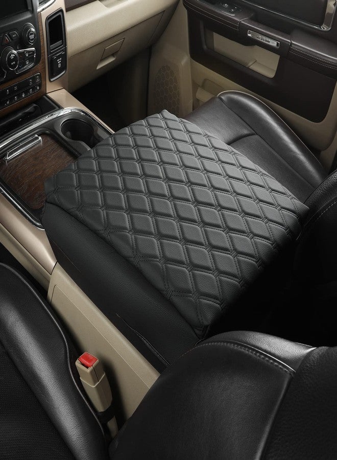 GIANT PANDA Center Console Cover Armrest Cover Cushion Fits Dodge RAM 1500 2500 3500 2009 2010 2011 2012 2013 2014 2015 2016 2017 2018, Scratch Resistant and Waterproof, Black … - Image 5
