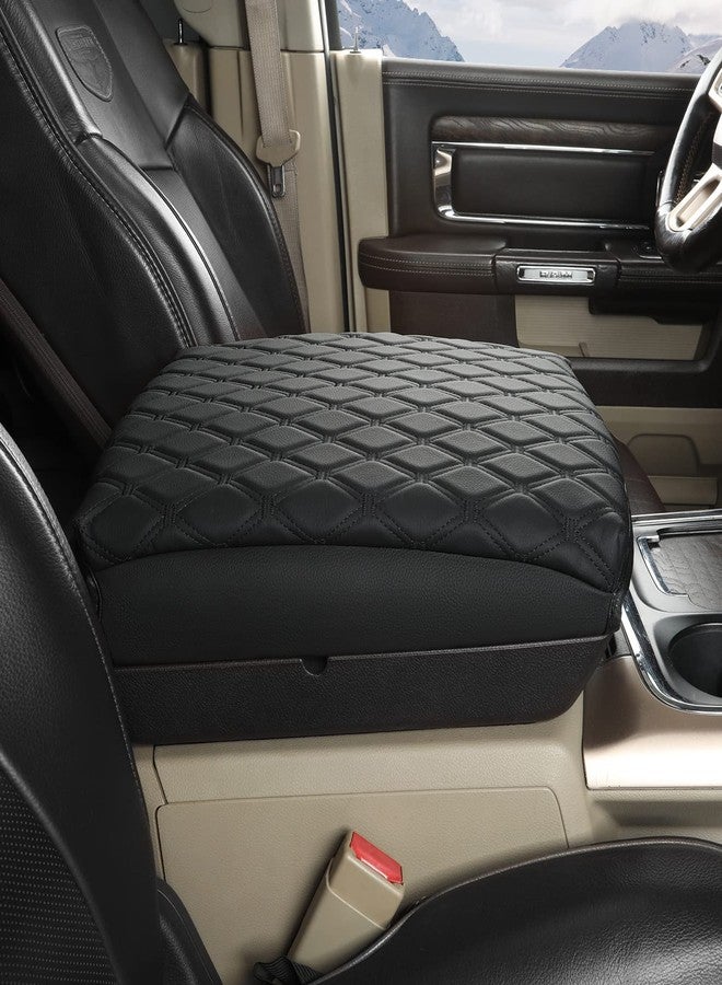 GIANT PANDA Center Console Cover Armrest Cover Cushion Fits Dodge RAM 1500 2500 3500 2009 2010 2011 2012 2013 2014 2015 2016 2017 2018, Scratch Resistant and Waterproof, Black … - Image 3