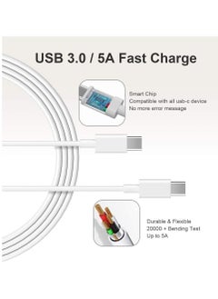 XICEN 96W USB C Charger compatible with Mac  book Pro Charger USB C 16 15 inch 2016 2017 2018 2019,Replacement Charger for 13/15/16 inch thunderbolt charger With USB C Cable 6.6ft  - Image 4