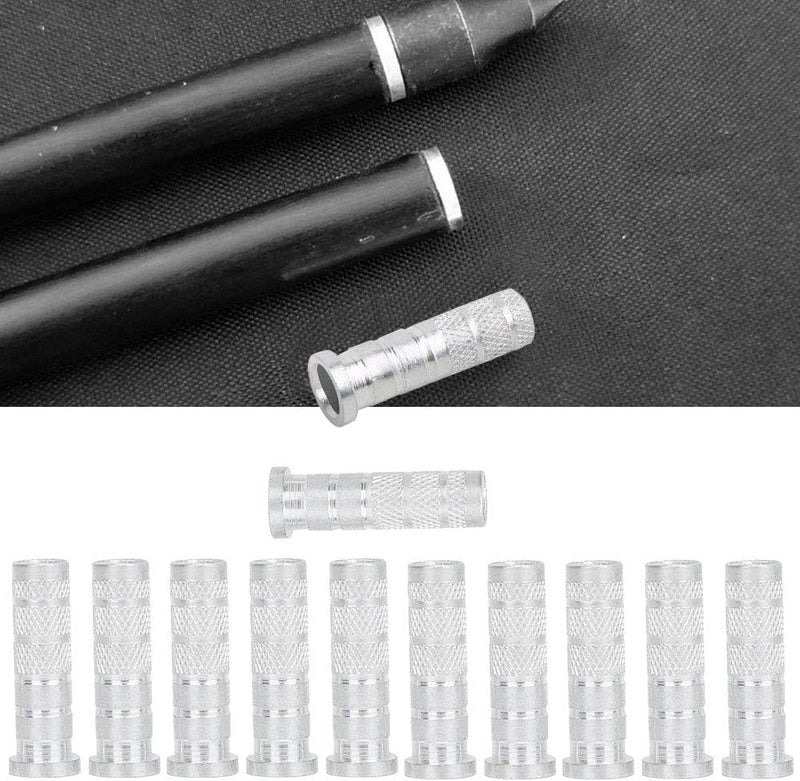 ZERONE 12Pcs Replacements Archery Base Inserts, Standard 6.2mm/0.24in Aluminum Carbon Shaft Accessory - Image 5