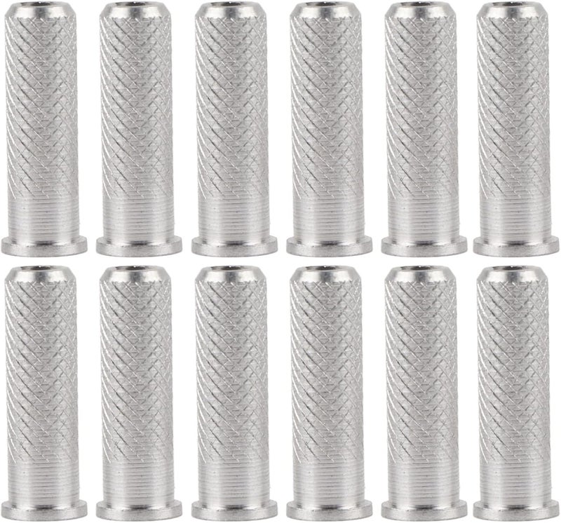 ZERONE 12Pcs Replacements Archery Base Inserts, Standard 6.2mm/0.24in Aluminum Carbon Shaft Accessory - Image 1