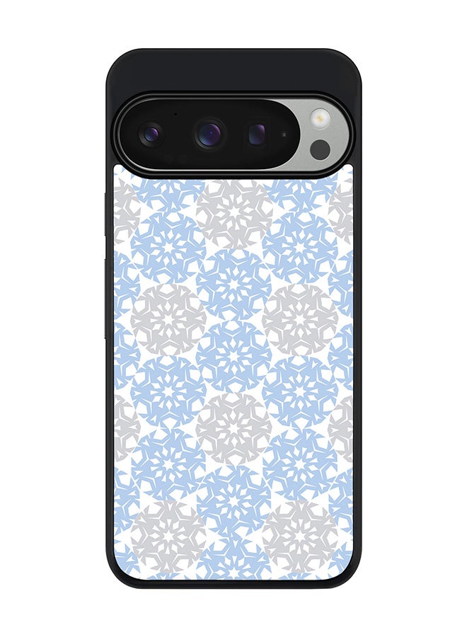 Stylizedd For Google Pixel 9 Pro Case,Slim fit Camera Protection, Shockproof Thin Phone cover - Frozen Snowflakes - Image 1