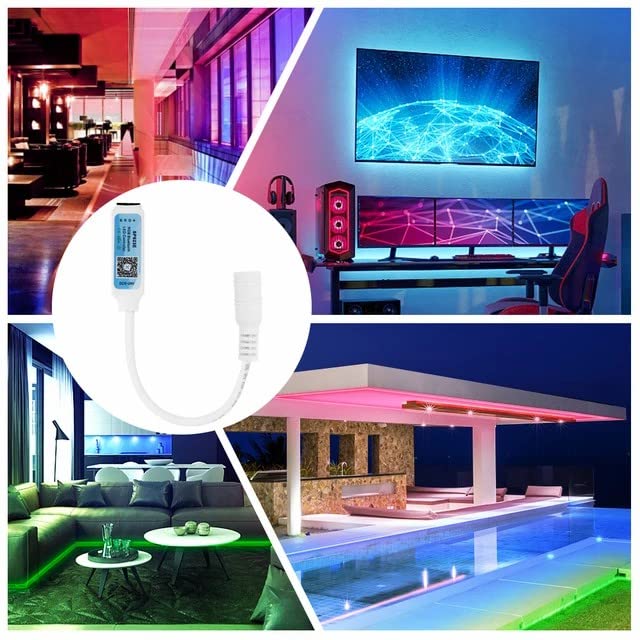 Protium Bluetooth RGB Controller_SP623E (work with 4 Pin RGB LED strips & Mobile app, BanlanX App), withour remote - Image 4