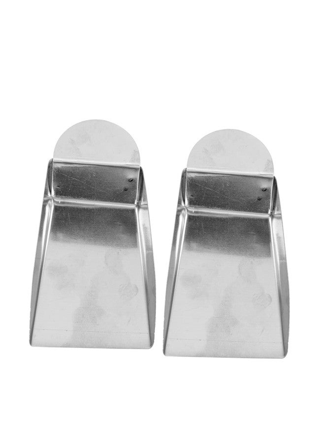 SUPVOX 2Pcs Earless Steel Shovel Bead Scoop Tool for Jewelry Making Gem and Gold Powder Sorting Mini Gemstone Spade - Image 1