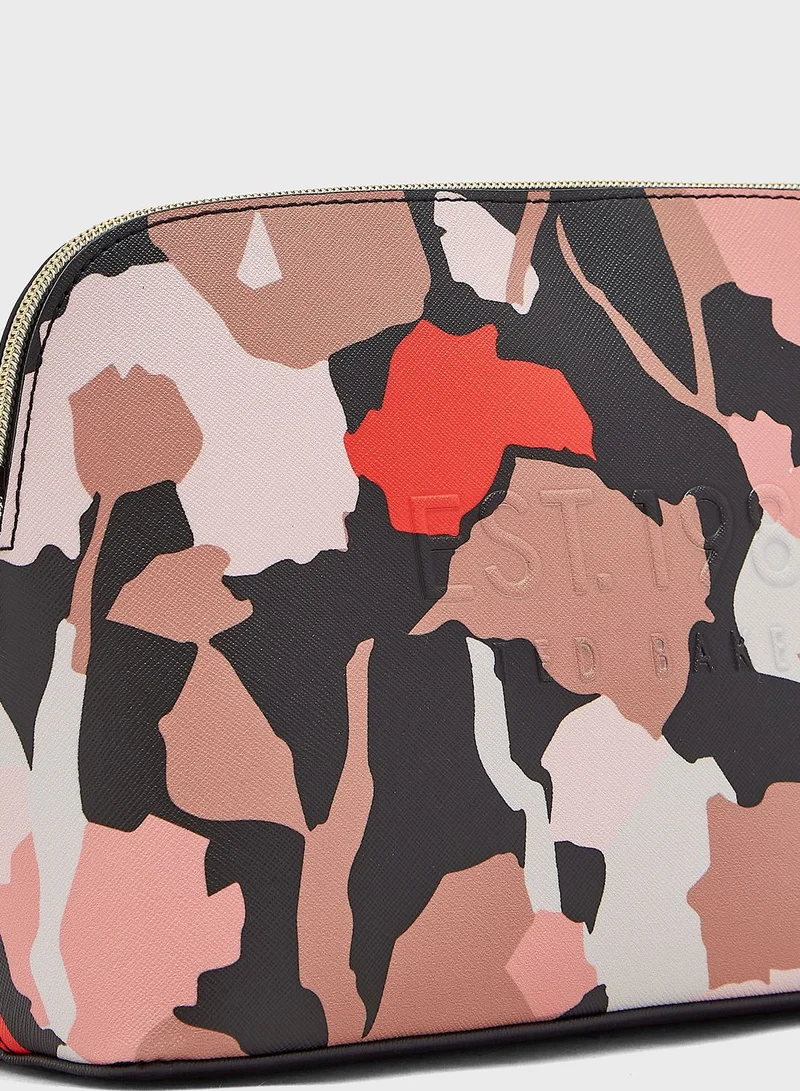 Ted Baker Mellaa Retro Flood Saffiano Deboss Washbag