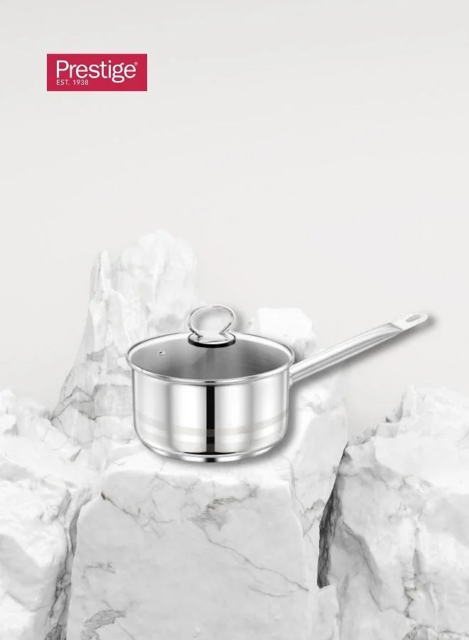 Prestige 12-Piece Stainless Steel Cookware Set Induction Capsule Bottom