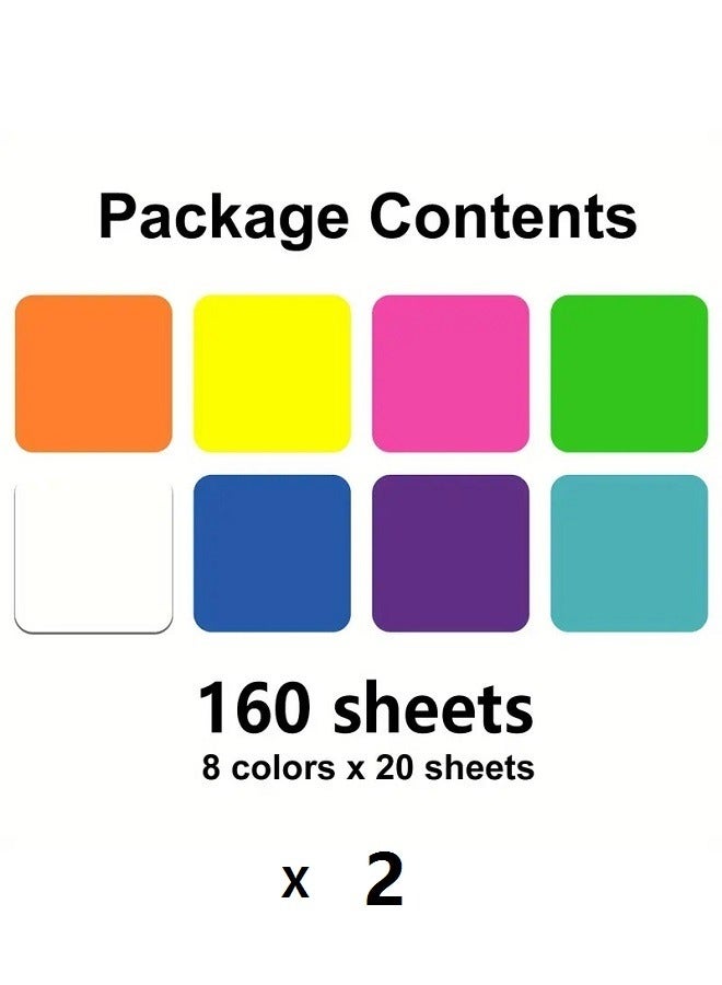 Generic Transparent Waterproof Sticky Notes 4.5x4.5cm 320 Sheets, Colorful Clear Translucent Sticky Notes Self-Adhesive Notes, Clear Sticky Notes Office Supplies Suitable for Reading Annotate Home Office School - Image 1