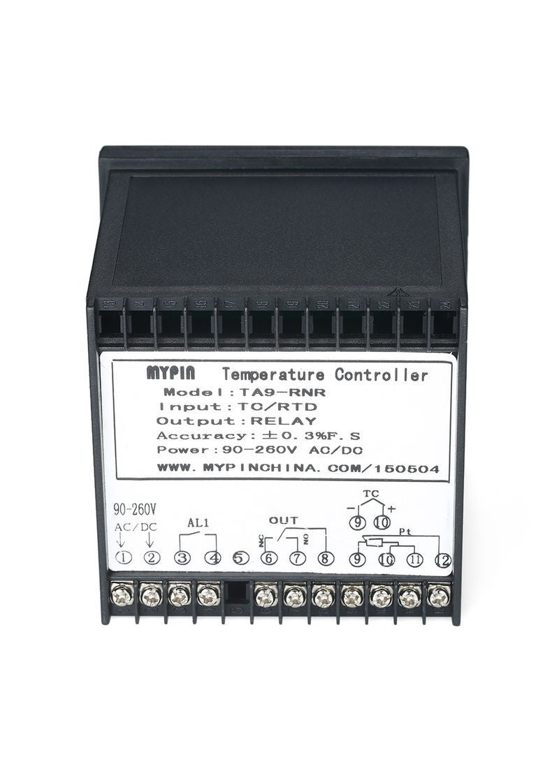 NIBEMINENT Automatic Digital LED Temperature Controller Black 10.50x10.30x10.50cm - Image 3