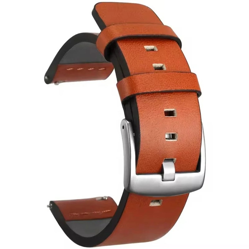 Y&D Adjustable Genuine Leather Loop Strap for 49mm Smart Watches – Replace the Watch Strap with Premium Leather Sport Band Replacement - Image 1