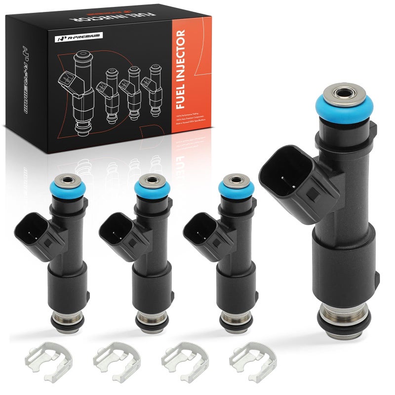 A-Premium APremium 4 Holes Set of 4 Fuel Injectors Compatible with Chevrolet Colorado GMC Canyon 2009 2010 2011 2012 29L Replace 12616382 - Image 2