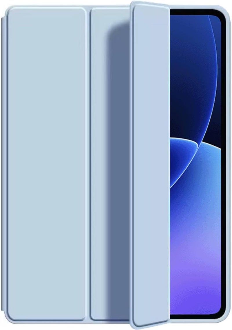 Vurtboly غطاء متوافق مع Xiaomi Pad 8/8 Pro 11.2 بوصة 2026، حافظة رفيعة ثلاثية الطي مقاومة للصدمات من TPU على شكل قرص عسل مع حامل متين وغطاء إيقاظ/إسبات تلقائي لـ Xiaomi Pad 8/8 Pro 11.2 بوصة 2026 (أزرق) - Image 1
