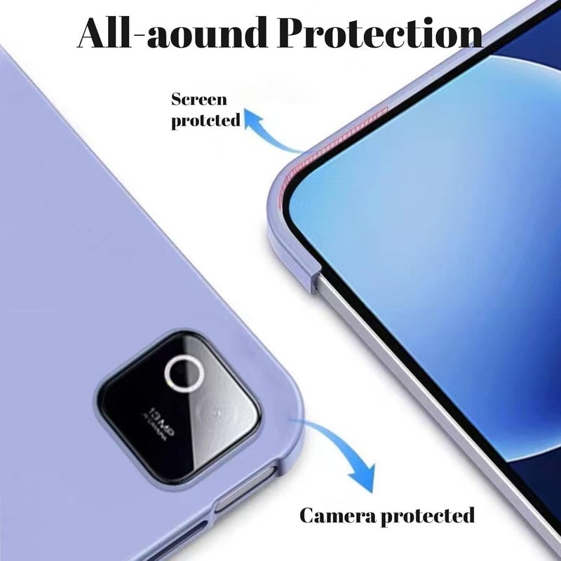 Vurtboly غطاء متوافق مع Xiaomi Pad 8/8 Pro 11.2 بوصة 2026، حافظة رفيعة ثلاثية الطي مقاومة للصدمات من TPU على شكل قرص عسل مع حامل متين وغطاء إيقاظ/إسبات تلقائي لـ Xiaomi Pad 8/8 Pro 11.2 بوصة 2026 (أزرق) - Image 5