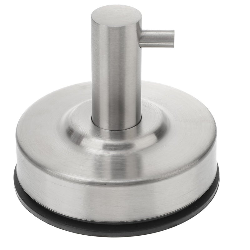 Stainless Steel Suction Cup Hooks 2pcs Set for Shower Towel Holder Bathroom Wall - Image 2