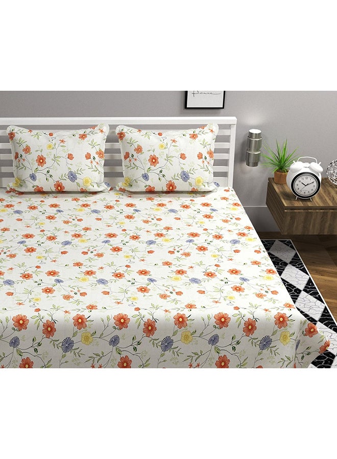 بي اس بي هوم طقم ملاءات سرير بحجم كينغ من قطن جليسي فاخر مع 2 غطاء وسادة بحجم كينغ من Kingston | ملاءات ناعمة وفاخرة (طقم من 3 قطع: ملاءة مسطحة 275 × 275 سم، أغطية وسادة 50 × 75 سم، متعدد الألوان) - Image 2