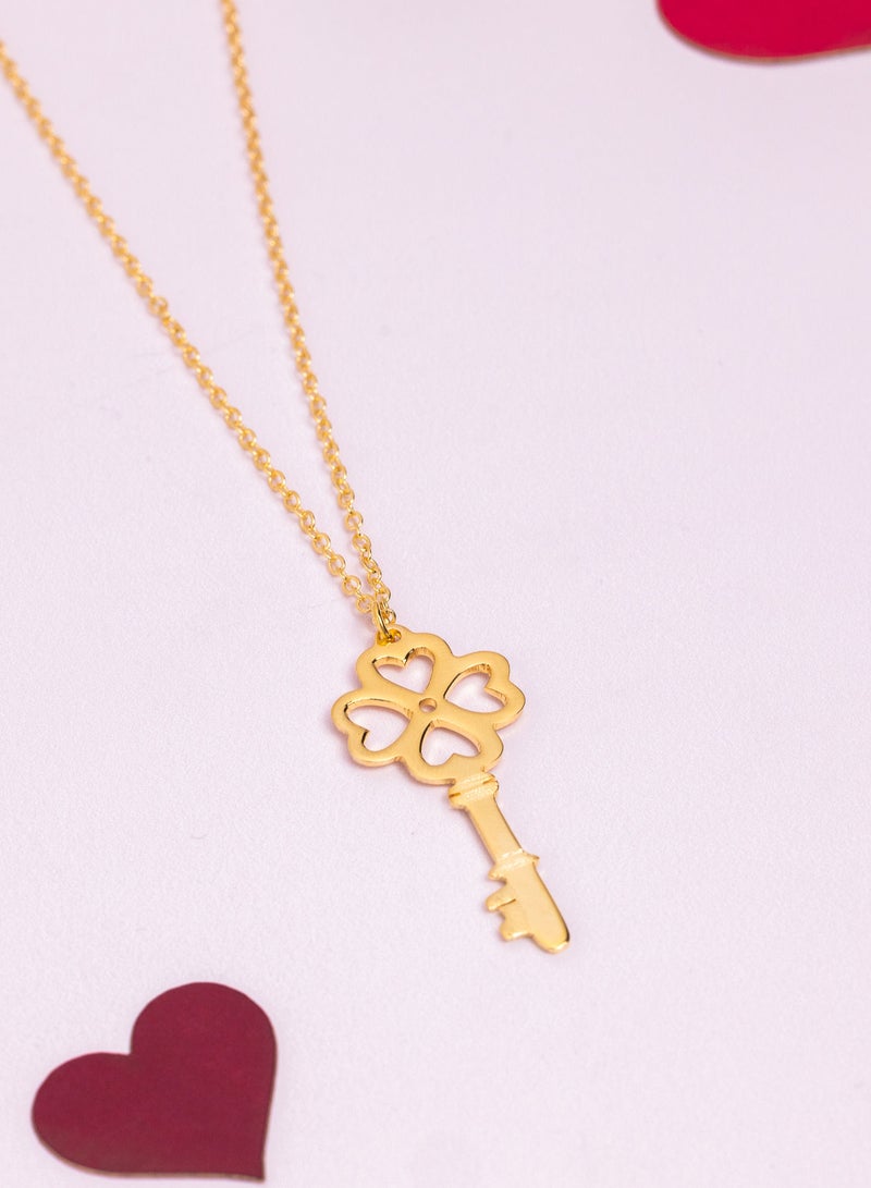 Trendella Love Key Necklace - Image 2