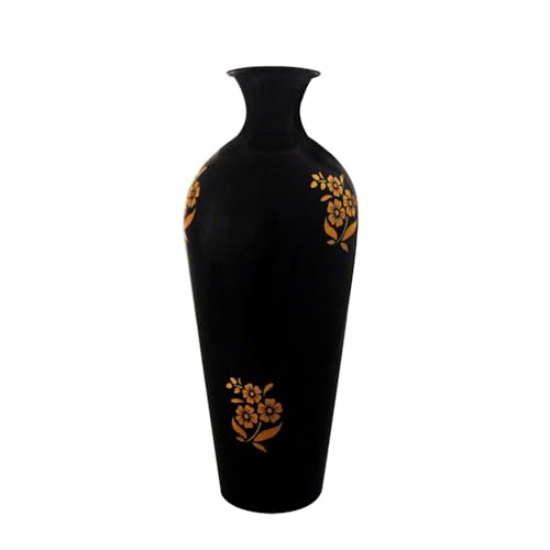TRENDING DECOR 16 inches Metal Floor Vase for Living Room, Drawing Room & Home Decor, Modern Minimalist Design, Perfect for Dried Flowers. - Image 5