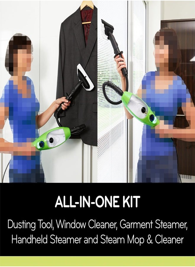 Cady One - High-pressure steam cleaner, five-in-one steam mop X5 for mopping floors, cleaning carpets, and removing stains - Image 1