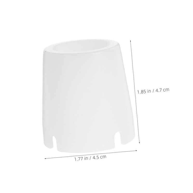White Flashlight Diffuser Dome Soft Light Cover for Indoor Reading Hiking Tent Lighting - Image 3
