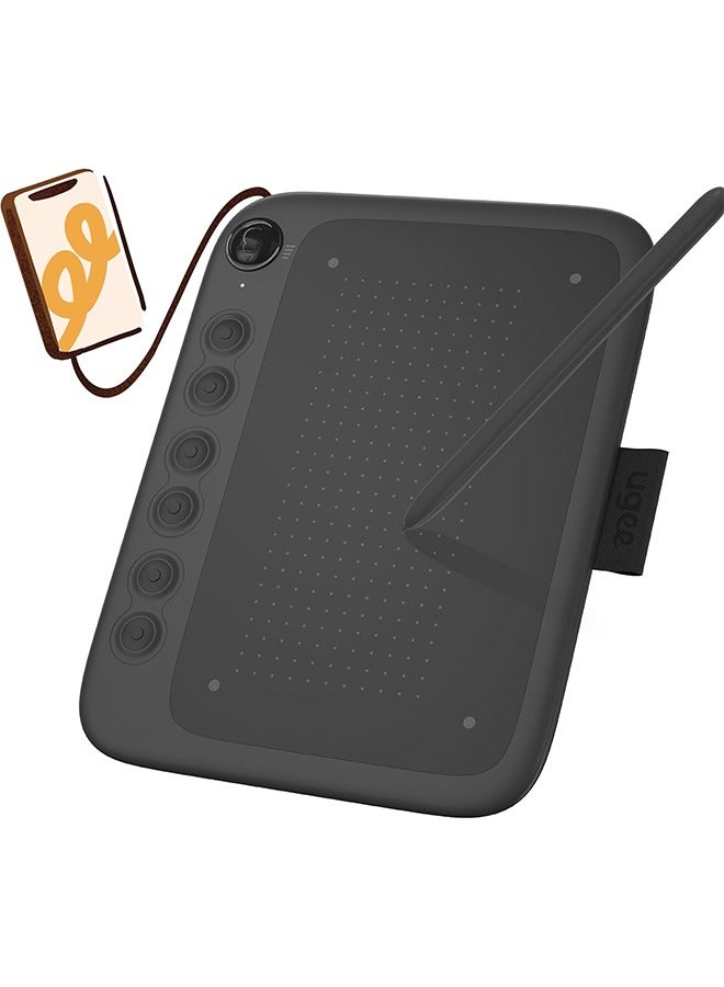 Ugee Q6 Graphic Tablet Drawing Tablet Digital Drawing Board Writing Pad for Children Kids Support Android PC Mac - Image 1