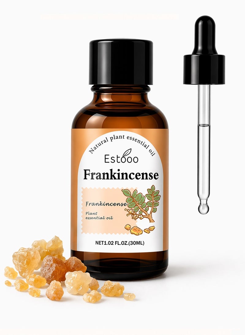 estooo Frankincense Essential Oil 30ml – Naturally Distilled Aromatic Oil with a Deep, Refined Resinous Aroma for an Elegant Ambience - Image 1