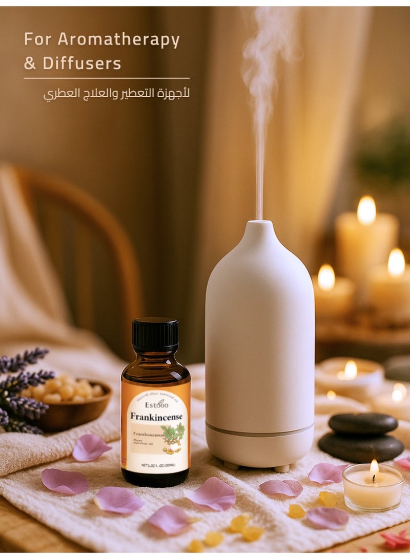 estooo Frankincense Essential Oil 30ml – Naturally Distilled Aromatic Oil with a Deep, Refined Resinous Aroma for an Elegant Ambience - Image 5