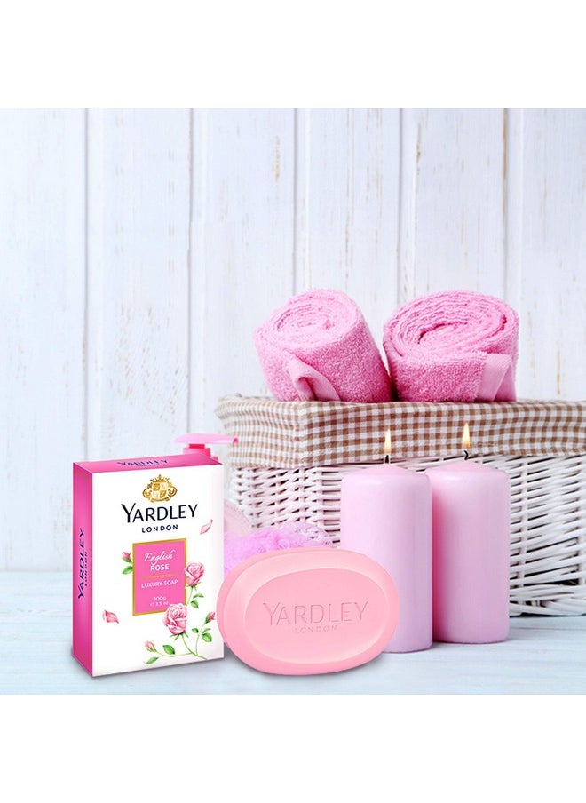 Yardley Rose Soap 3 Bar Box 100Gea Bar By Yardley  - Image 2
