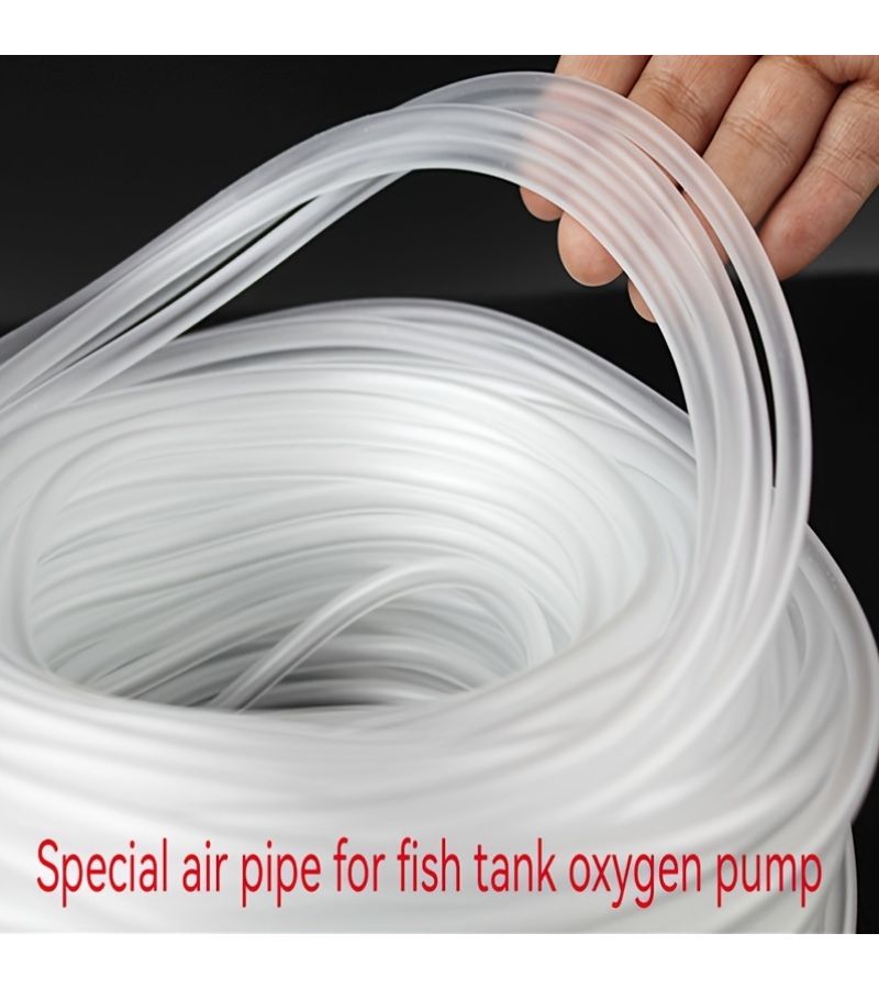 Transparent Flexible Silicone Aquarium Air Hose 4x6mm 393 7 Inch Aerator Tube - Image 1