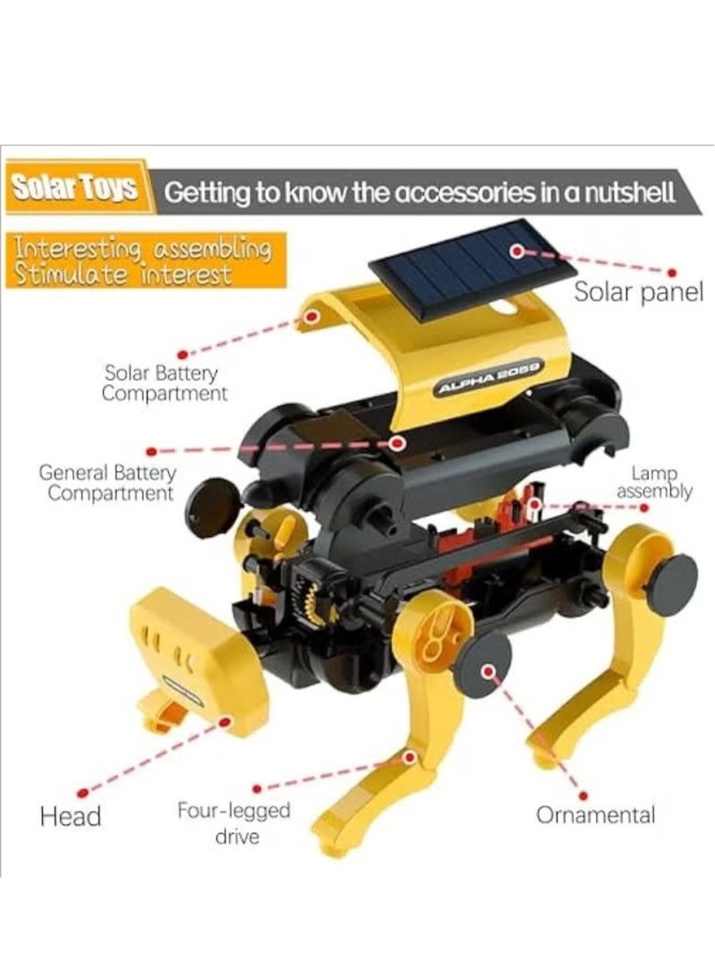 Robot Dog Toys - Solar Robot Toys for Kids Ages 8-12, Science Educational Toys Robotics Toys, STEM Toys - Image 5