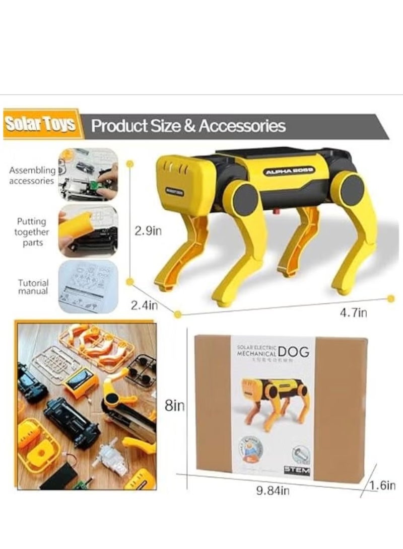 Robot Dog Toys - Solar Robot Toys for Kids Ages 8-12, Science Educational Toys Robotics Toys, STEM Toys - Image 3