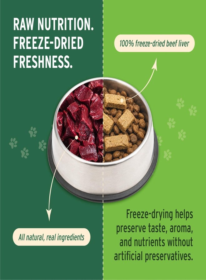 Nutri Bites Freeze Dried Beef Liver Dog & Cat Treats, Single Ingredient High Protein Pet Treats, 17.6 oz - Image 3