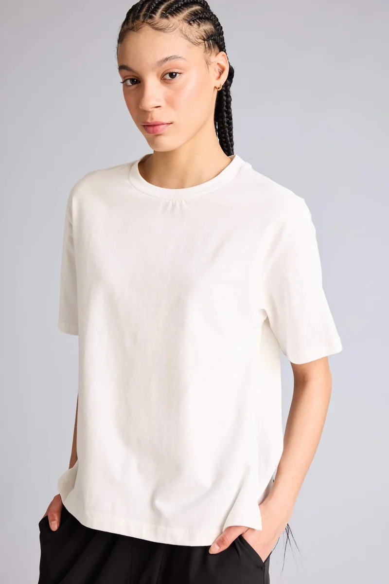 ديفاكتو Comfort Fit Crew Neck Long Sleeves Sports T-shirt