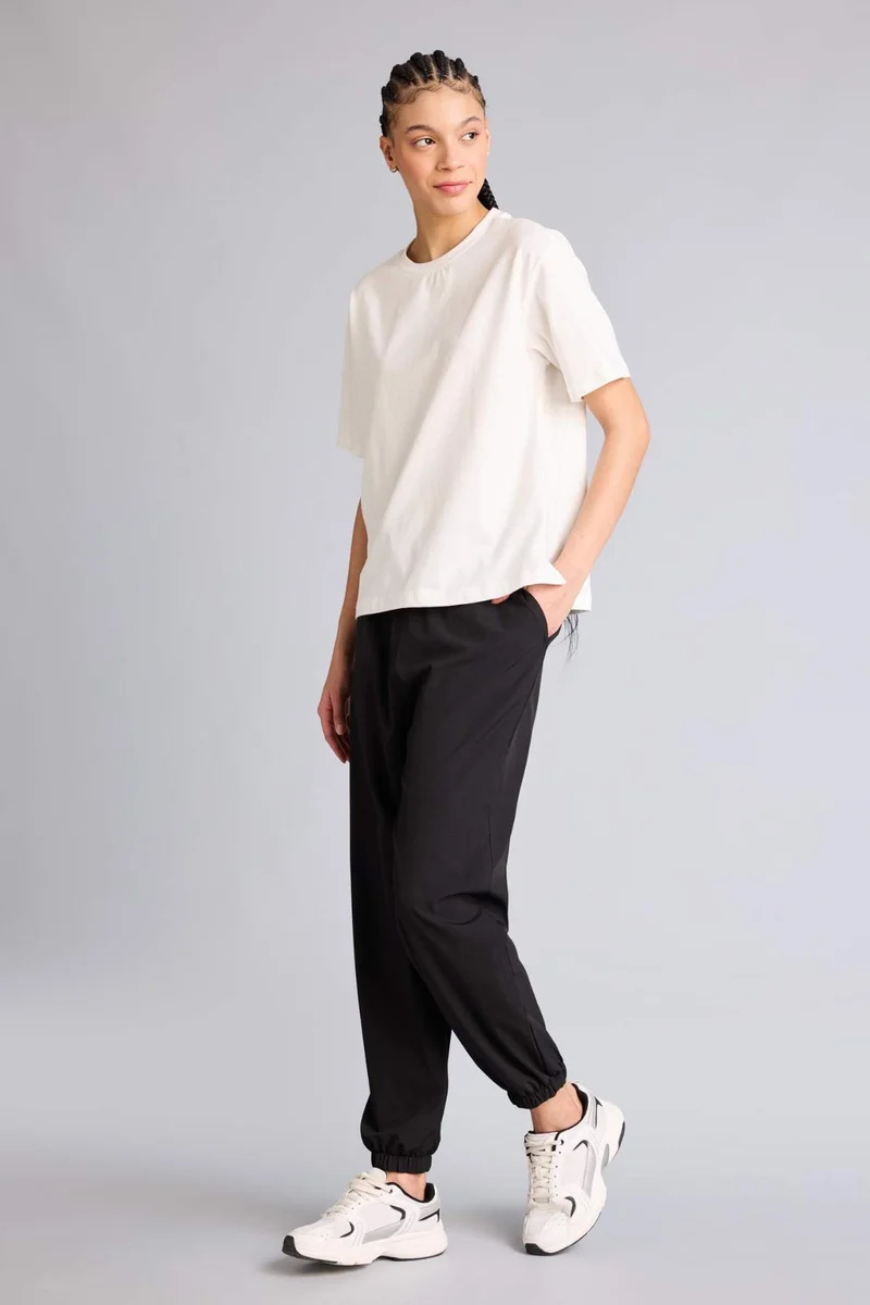 ديفاكتو Comfort Fit Crew Neck Long Sleeves Sports T-shirt
