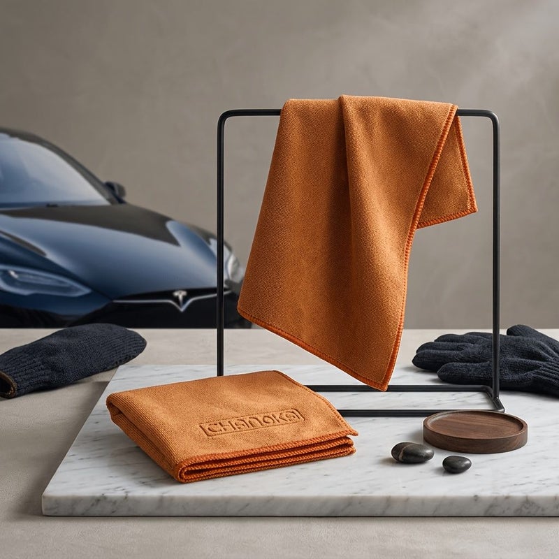 Ultra Absorbent Car Drying Towel Cossack Yellow L Scratch Free Microfiber Cleaning Cloth Super Thick Lint Free Car Wash Towel For Auto Detailing Window Windshield Interior Exterior Professional Grade Wiping - Image 1