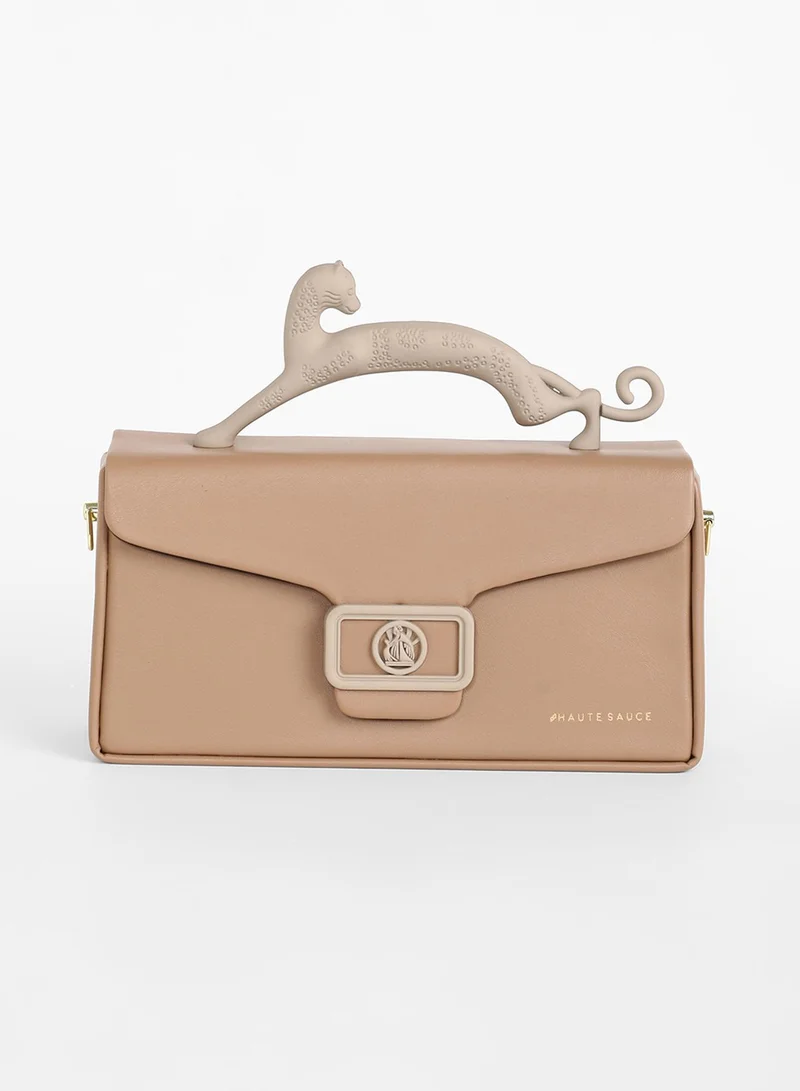 صوص هاوت Women's The Jaguar Frost Hand Bag - Tan Brown