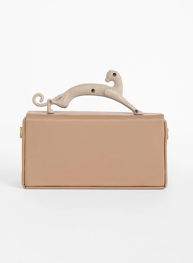 صوص هاوت Women's The Jaguar Frost Hand Bag - Tan Brown