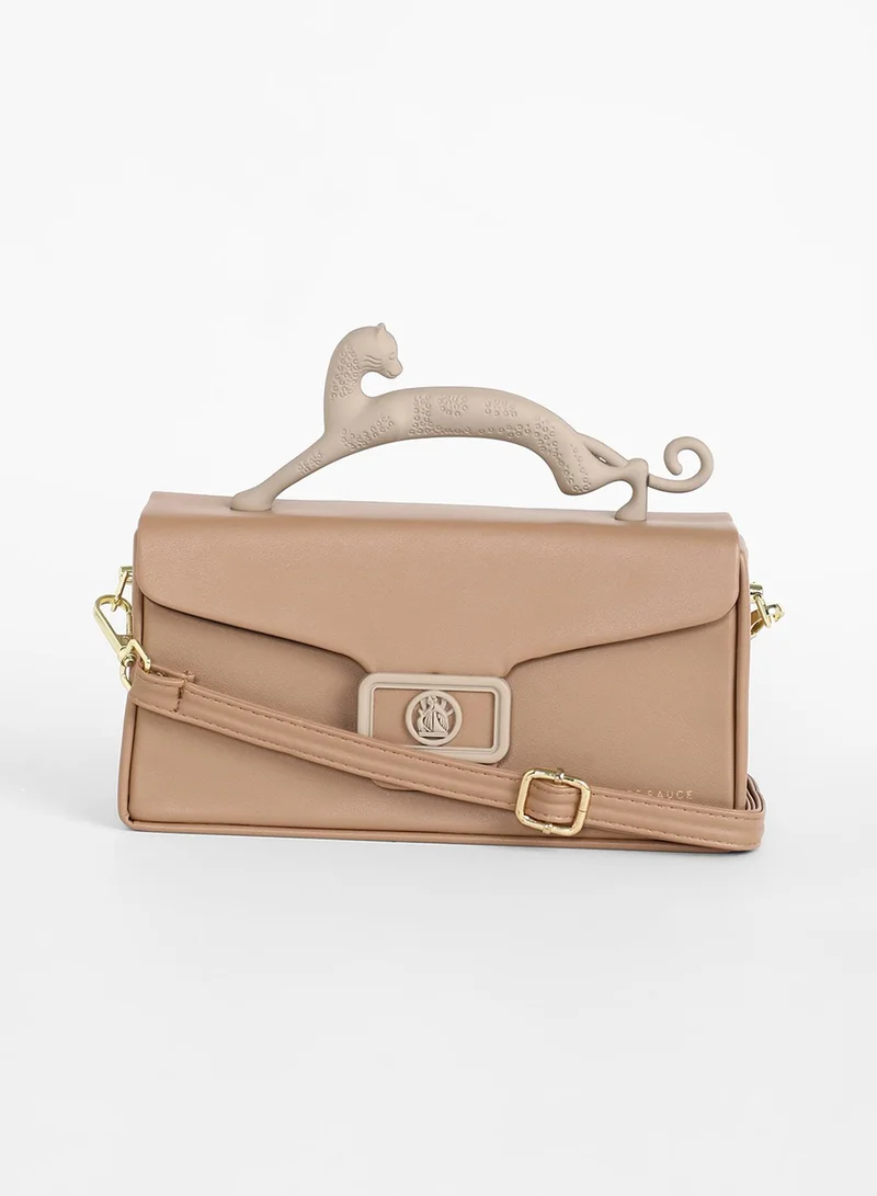 صوص هاوت Women's The Jaguar Frost Hand Bag - Tan Brown