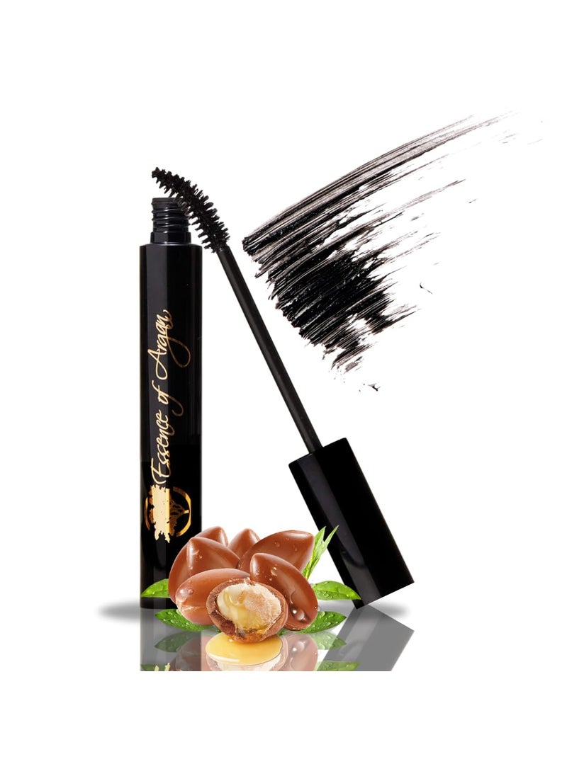 Essence Of Argan Essence of Argan Lash Conditioner Mascara with 100% Pure Organic ECOCert Argan Oil - Waterproof Black Mascara with Beeswax and Candelilla for More Volume & Longer Stronger Lashes (0.25 oz) 