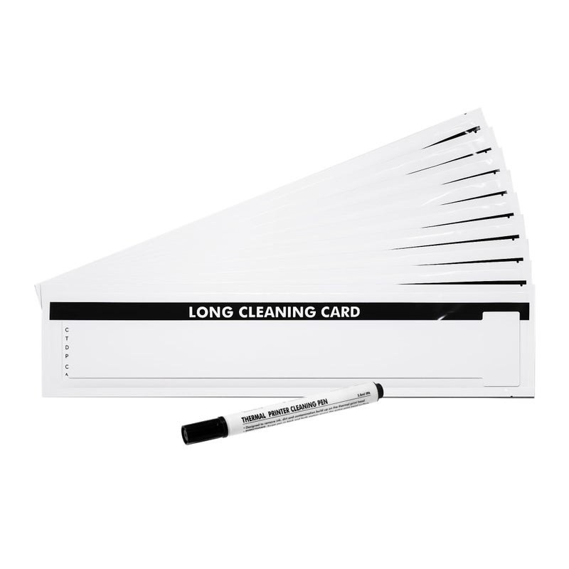 Bodno Cleaning Kit, T Cards, Adhesive Cards, Cleaning Pen, Wipes for Evolis Zenius and Primacy ACL002 - Image 1