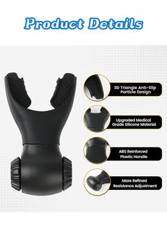 Fazza Upgraded Breathing Trainer, Portable Resistance Exercise Device with Dual-Adjust System, Breathe Fitness Trainer for Sports & Training, Easy to Use/Clean, Black  - Image 3