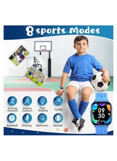 DMG TECH Kids Smart Watch for Girls Boys, Fitness Activity Tracker Watch with Heart Rate, Sleep Monitor, Pedometers, IP68 Waterproof Kids Watch with 8 Sports Modes, Great Gift for Age 6+ Kids Teens  - Image 3