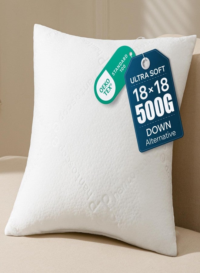 Phantoscope Premium 18x18 Throw Pillow Inserts, Ultra-Soft Air Layer Pillow Inserts Down Alternative Decorative Throw Pillows for Couch, Bedroom, Square Cushion Sham Stuffer, Pack of 1 - Image 1