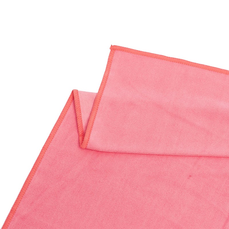 Shandali Hot Yoga GoSweat Microfiber Hand Towel in Super Absorbent Premium Lemonade Pink Suede for Bikram, Gym, and Outdoor Sports. 16 x 26.5 inches. - Image 4