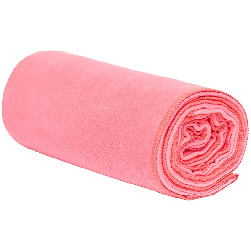 Shandali Hot Yoga GoSweat Microfiber Hand Towel in Super Absorbent Premium Lemonade Pink Suede for Bikram, Gym, and Outdoor Sports. 16 x 26.5 inches. - Image 3