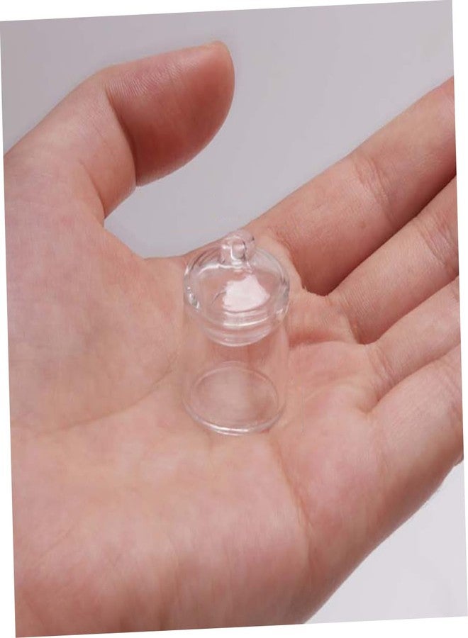 INOOMP Miniature Glass Jar Doll House Decor 1 12 Scale Mini Model Storage Tank Set of 2 Realistic Mini Canisters for Dollhouse Accessories 1.02 X 0.79 Inch - Image 4
