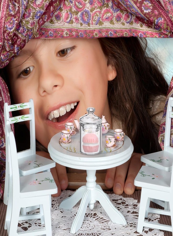 INOOMP Miniature Glass Jar Doll House Decor 1 12 Scale Mini Model Storage Tank Set of 2 Realistic Mini Canisters for Dollhouse Accessories 1.02 X 0.79 Inch - Image 3