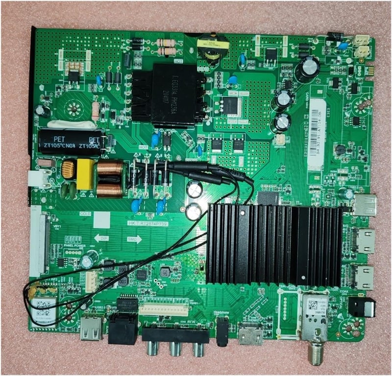 HK.T.RT2874P739 4K Smart TV Motherboard, Compatible with 1.5G+8G Systems, 63-75V 600mA(1 Tuner NO CI) - Image 2