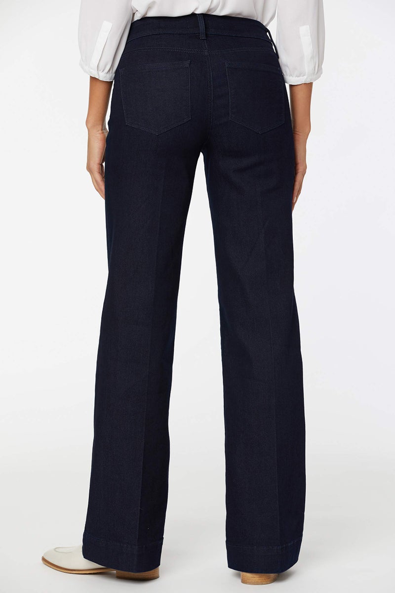 NYDJ Women's Misses Teresa Trouser Jeans-Premium Denim, Dark Enzyme, 10 - Image 3