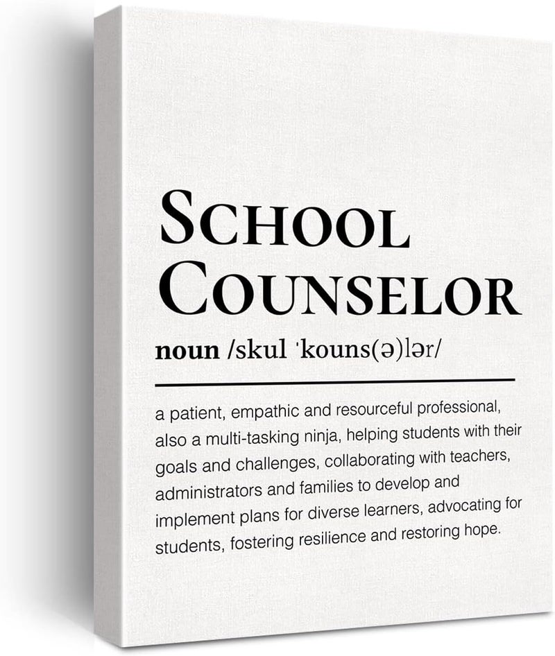 JerLoe School Counselor Canvas Wall Art - Image 1